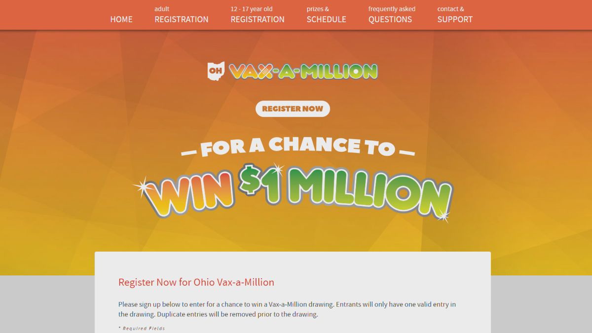 On the first day the drawing’s registration page opened, it already had 25 million page views...