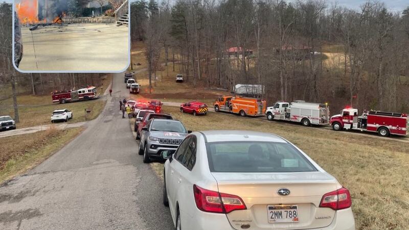 Ten fire departments responded to the scene of a fire that destroyed a home in Ripley Monday...
