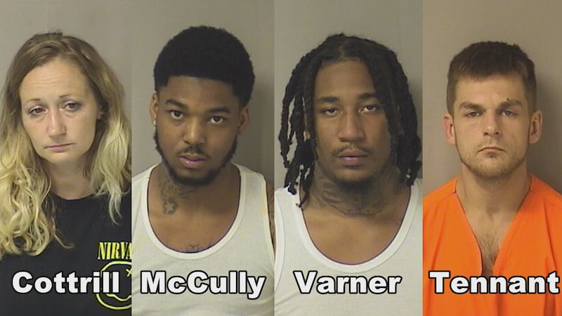 The Parkersburg Narcotics Task Force and the Wood County Sheriff's Office SWAT team arrest.